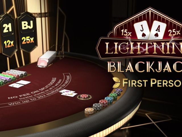 First Person Lightning Blackjack